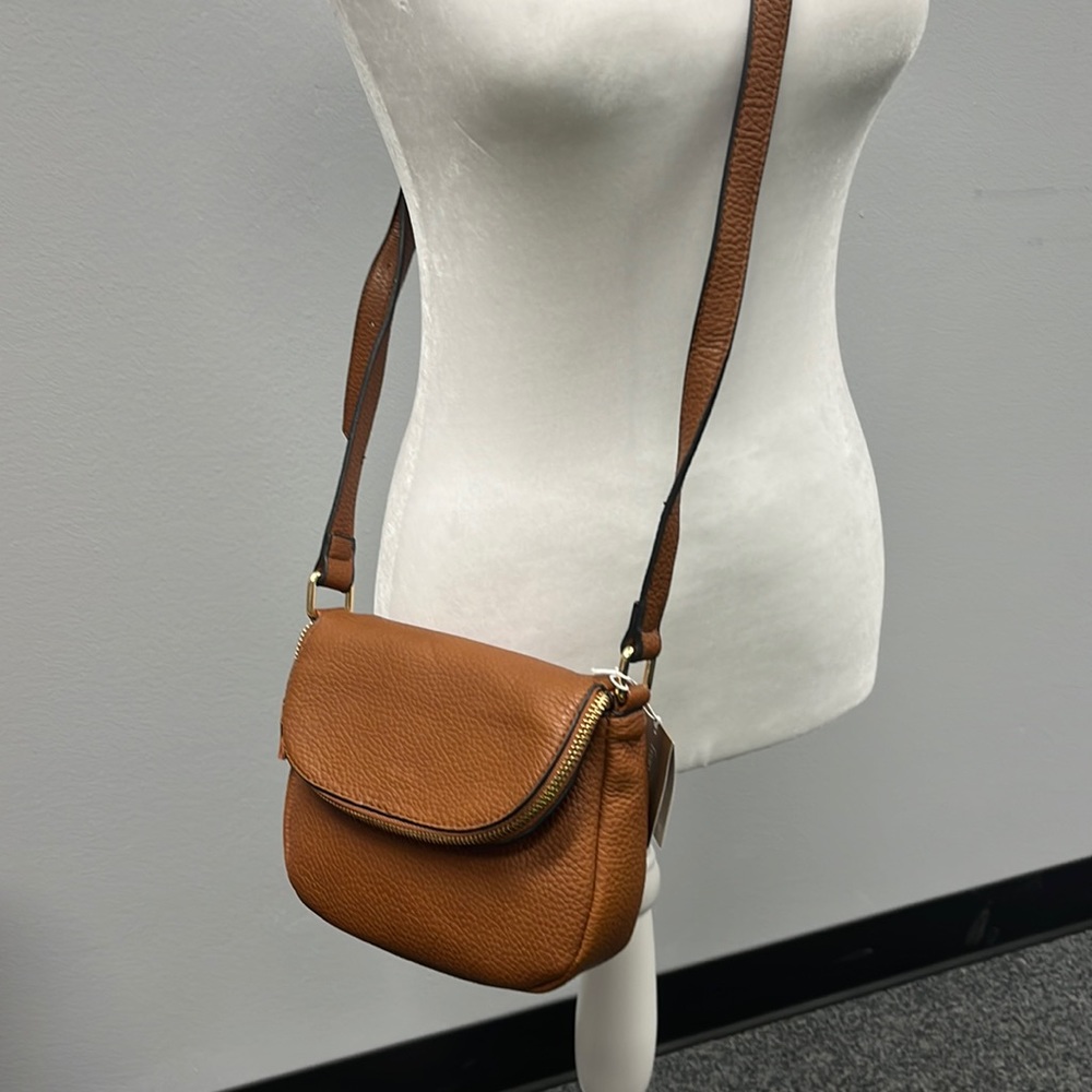 Brown Leather Crossbody